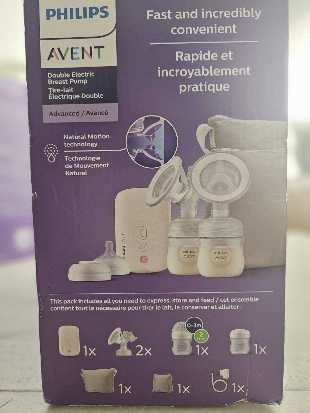 NEW-Philips AVENT Double Electric Breast Pump